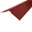 Планка конька плоского Grand Line 130х30х130хх0,5 мм Velur-foil RAL 3005